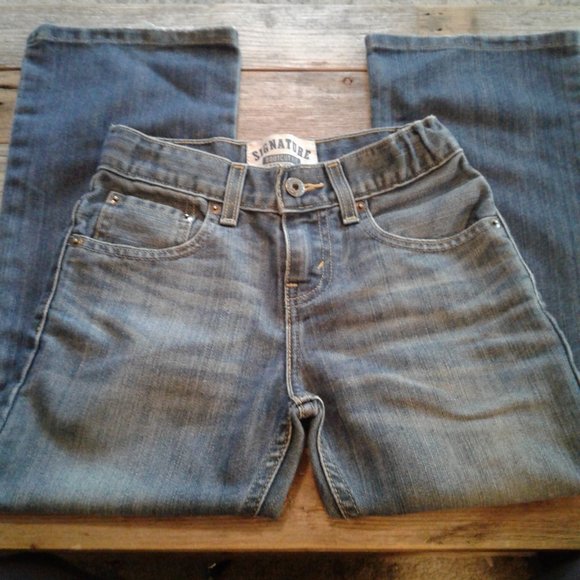 Levi's Signature Bootcut Jeans, Girls' Size 8 - Picture 1 of 6